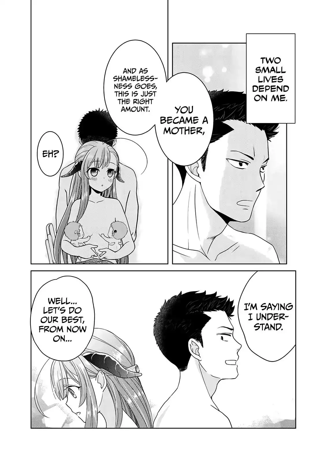 Kitaku Tochuu de Yome to Musume ga dekita n dakedo, Dragon datta. Chapter 3 19